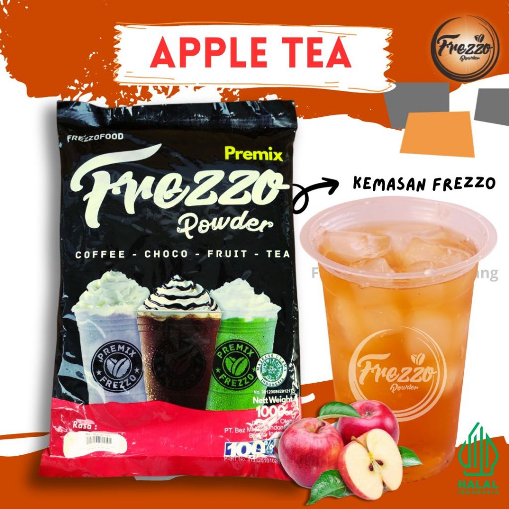 

Bubuk Minuman Apple Tea / Apel Teh Frezzo kemasan 1 kg