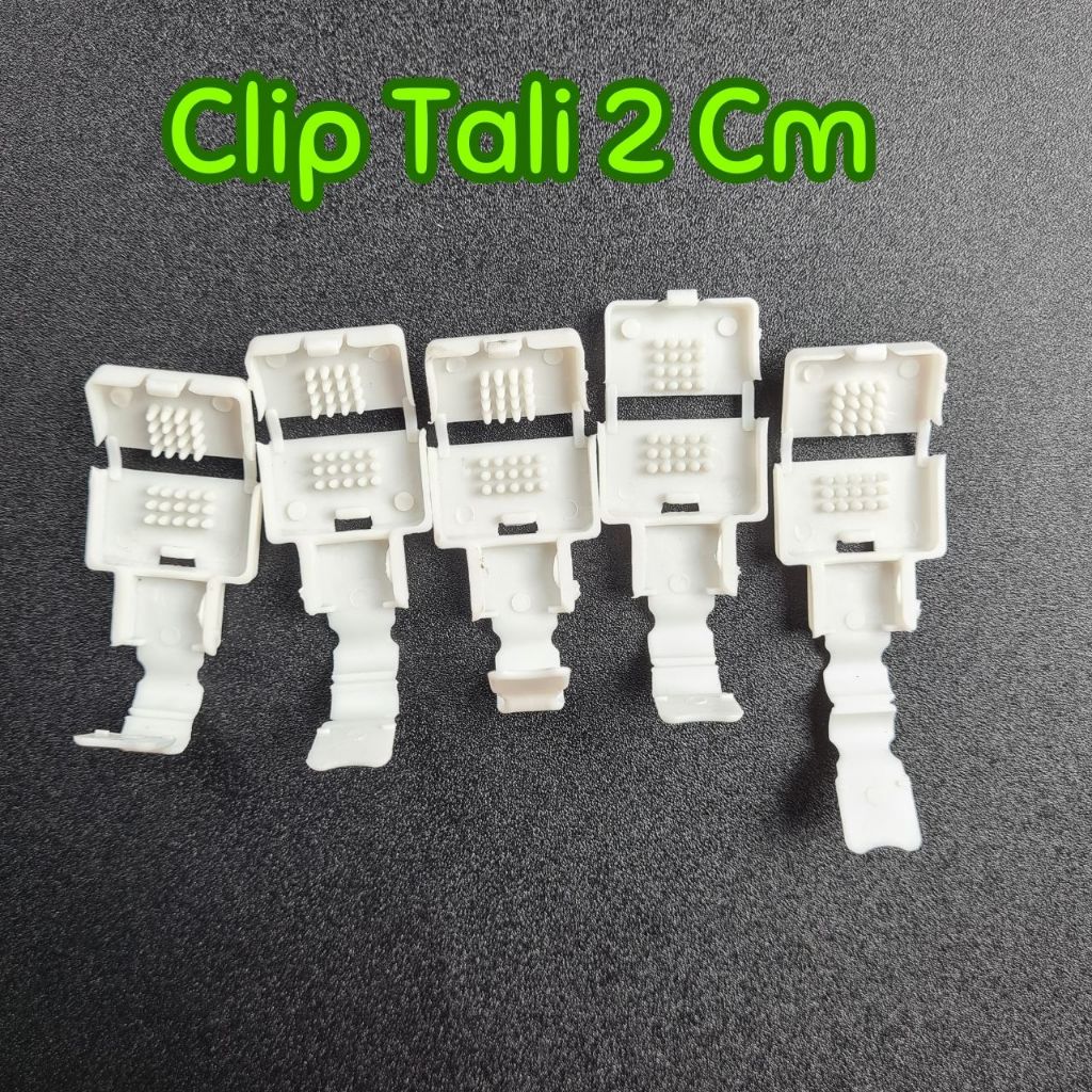 

Clip Tali / Clip Tali Segi untuk Ukuran Tali 2 Cm