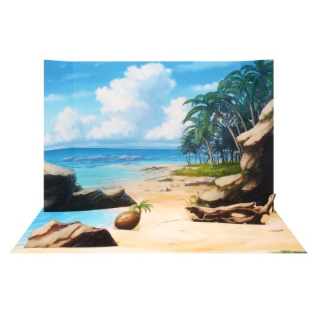 DIY Papercraft Diorama Pantai