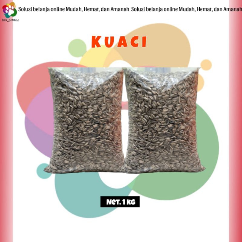 Kuaci Hamster, Burung 1kg /Kuaci Bersih Kualitas Bagus