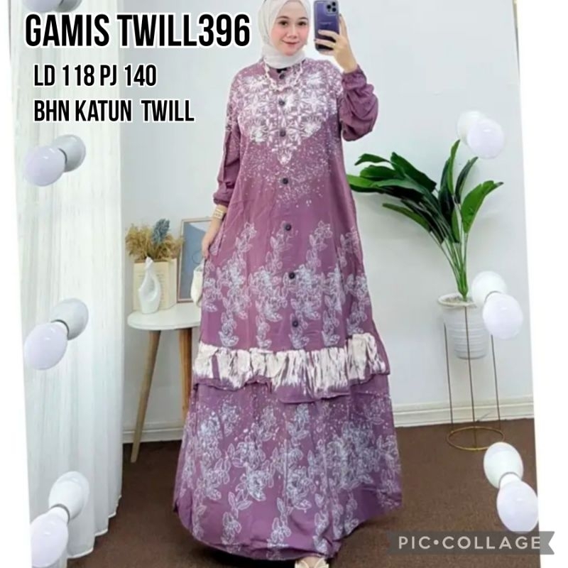 GAMIS KATUN TWILL  REMPEL