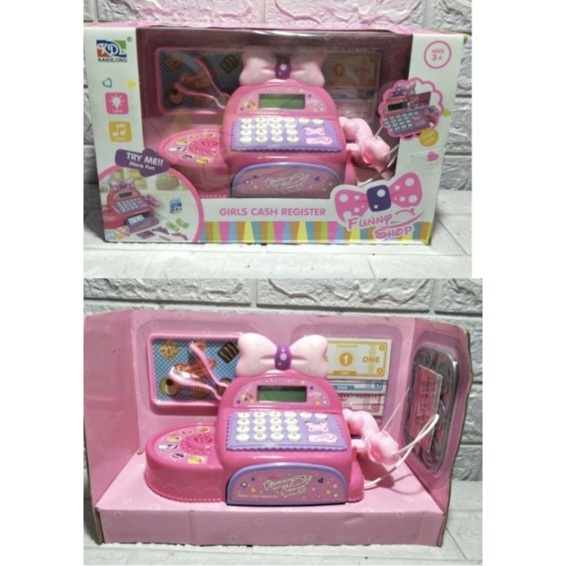 MAINAN KASIR KASIRAN - MAINAN KASIR CHECK OUT - KASIR ANAK MINNIE MOUSE