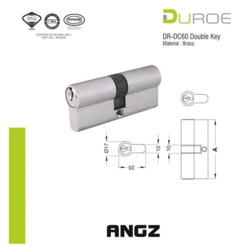 CYLINDER PINTU, KUNCI PINTU