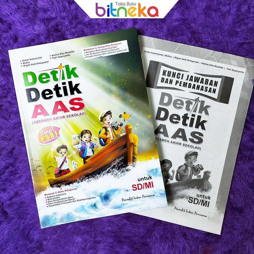 Buku Detik-Detik AAS (asesmen Akhir Sekolah) SD/MI 2023 + Kunci Jawaban dan Pembahasan - Intan Pariw