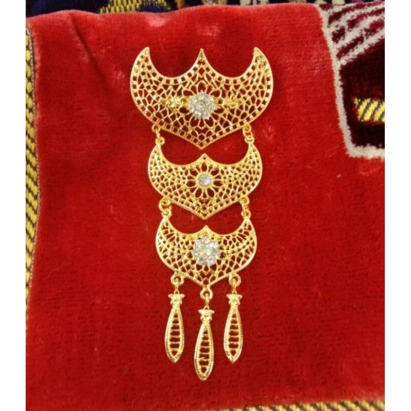 Bros untuk baju kebaya/Bros kebaya/Bros kutu baru/Bros untuk baju kutu baru/Bros tiga susun/Bros kun