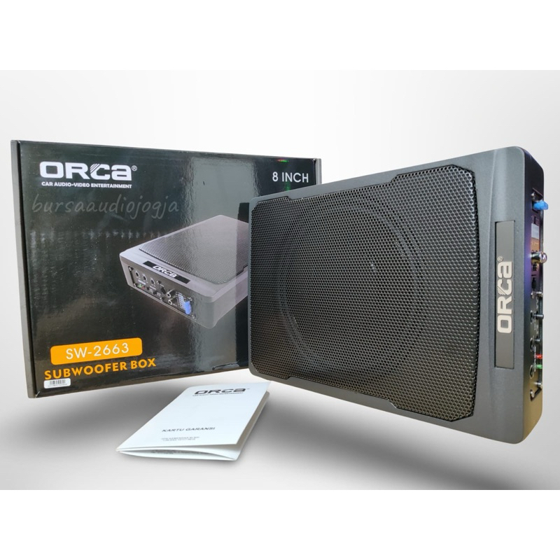 Subwoofer Kolong Orca 8 Inch SW 2663 Underseat Subwoofer