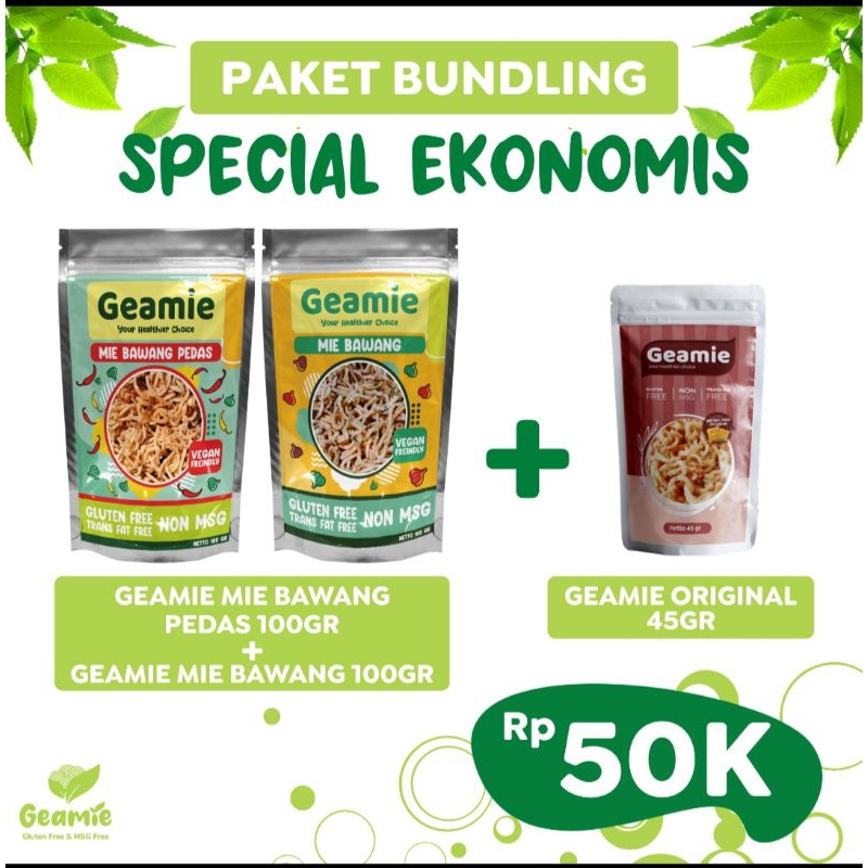 

Paket Bundling Special Ekonomis Geamie Snack