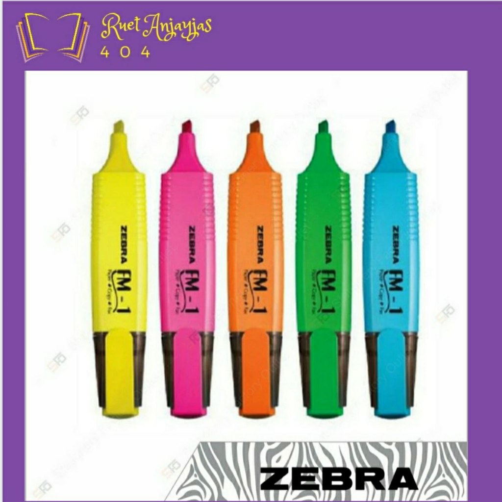 

Highlighter Zebra FM 1 - Kuning