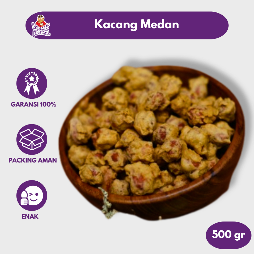 

KACANG MEDAN 250gr 500gr/ KACANG TELUR MEDAN / KACANG TELOR 500gr 250gr