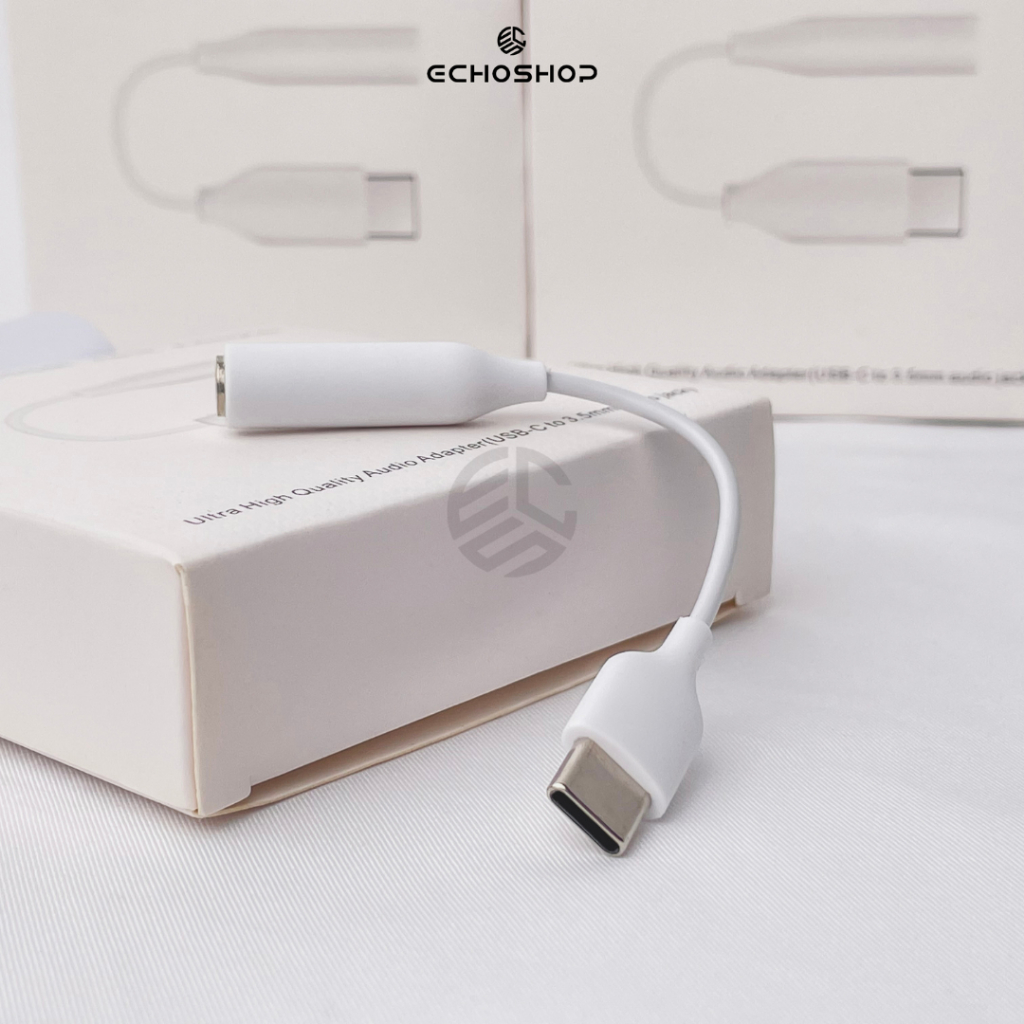 KABEL AUDIO TYPE-C CONVERTER TO 3.5mm TYPE TIPE C KE JACK HEADSET EARPHONE SPEAKER MIC MIKROFON