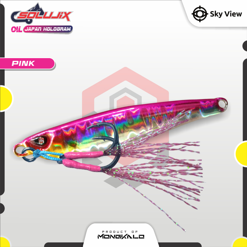 Mongkalo Solujix Minyak noGID noMotif Candy 30 Pink