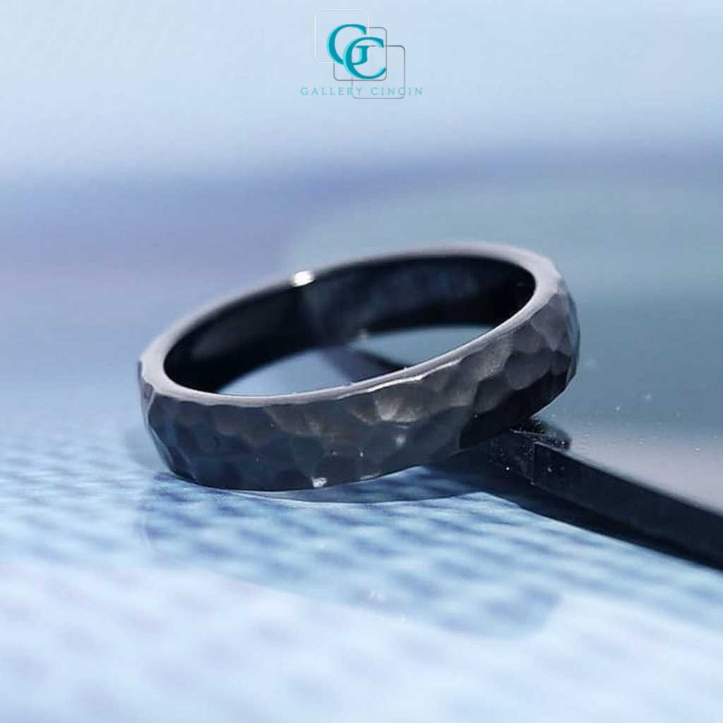 Cincin nikah pria hitam nikah tunangan 98