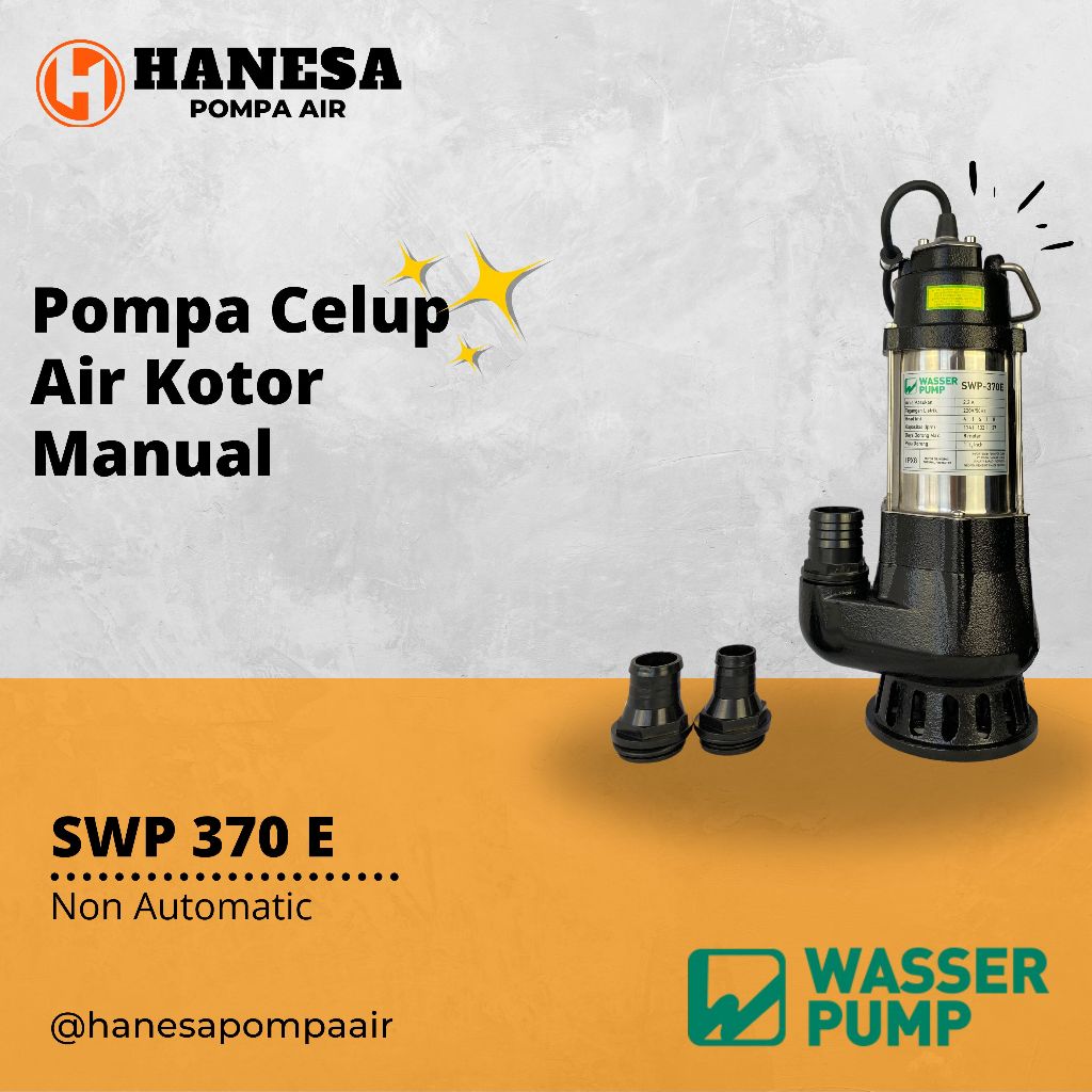 Wasser SWP 370 E Pompa Celup Air Kotor Manual