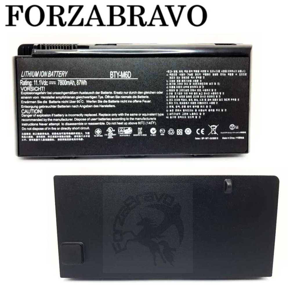 Battery Baterai Batre Laptop MSI BTY-M6D E6603 GT60 GT660 GT670 GT70 GT760 GT780 Original