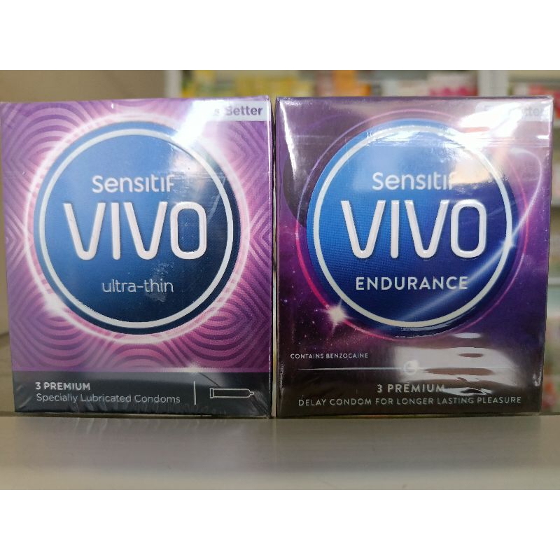 Ochi Herbal Kondom Vivo Ultra Thin/Endurance Isi 3