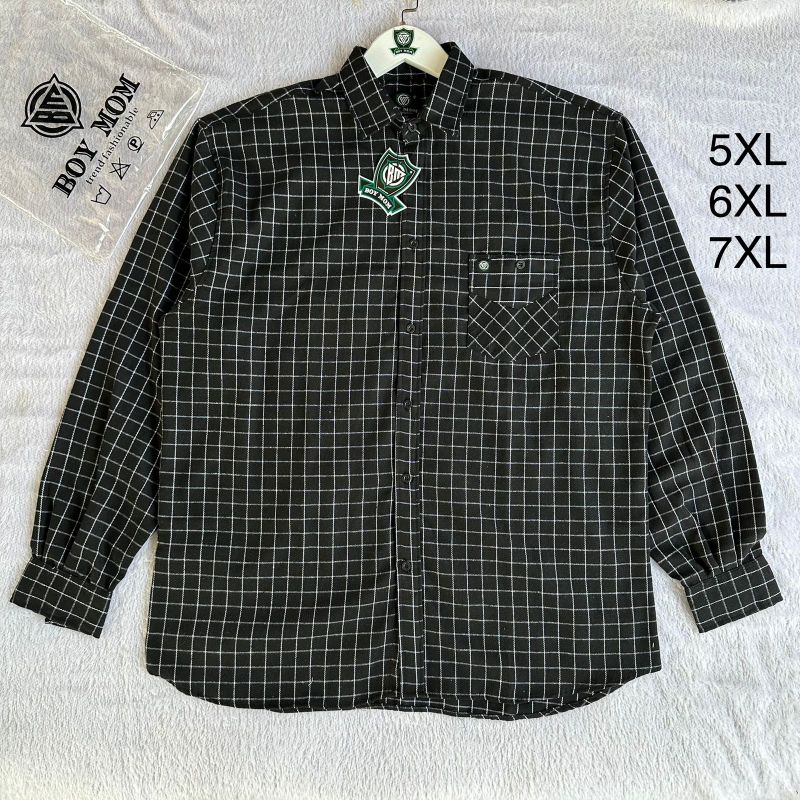 KEMEJA FLANEL JUMBO 5XL 6XL 7XL KEMEJA FLANEL OVERSIZE KEMEJA FLANEL SUPER JUMBO