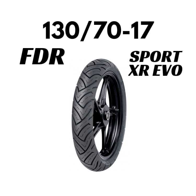 Ban Motor Ring 17 [ 130/70 ] SPORT XR EVO Ban FDR 130/70-17 Tubeless