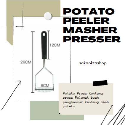 Potato Peeler Masher Presser