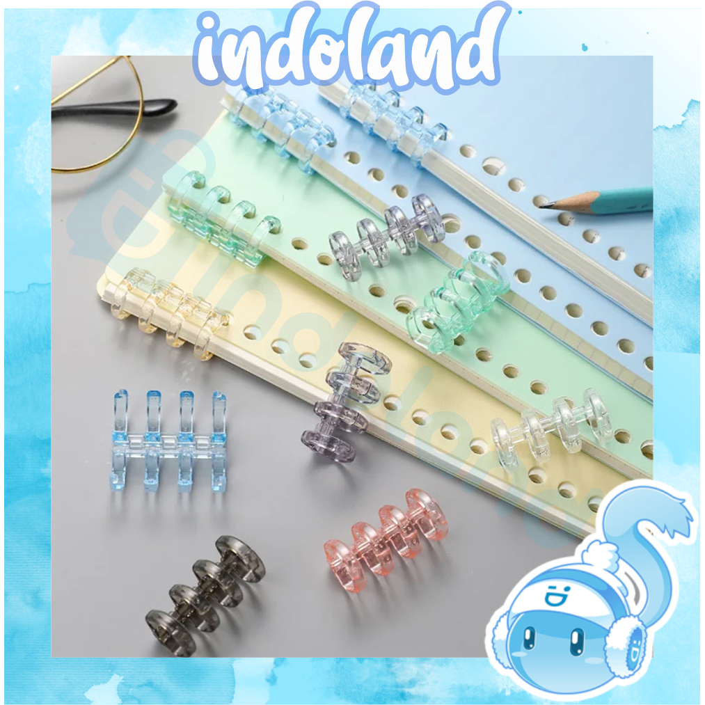 

☀ INDOLAND ☀ Binding Ring Binder ( 4 Rings ) Colors - 15 mm S114