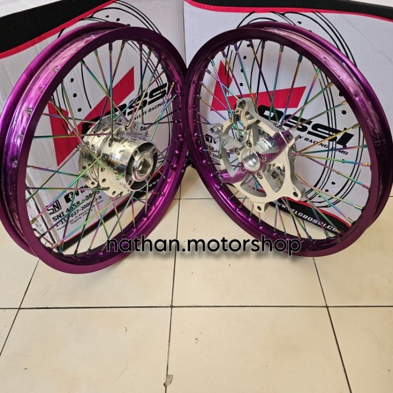 Velg Rossi Sonic150R Sonic150 Sepasang Paketan Velg Sonic150R Merek Rossi Original