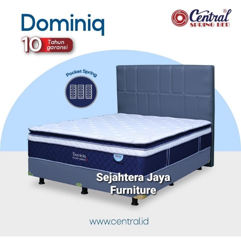SET Springbed Central Dominiq + Divan Sandaran