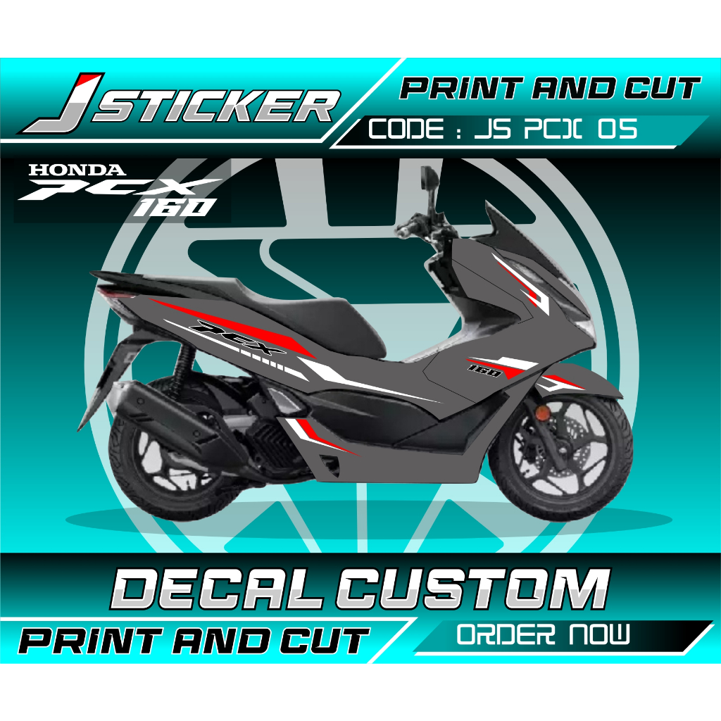 STICKER DECAL MOTOR PCX FULL BODY