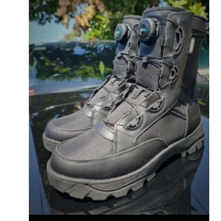 Sepatu PDL Weba Kanvas Tali Putar Terbaru