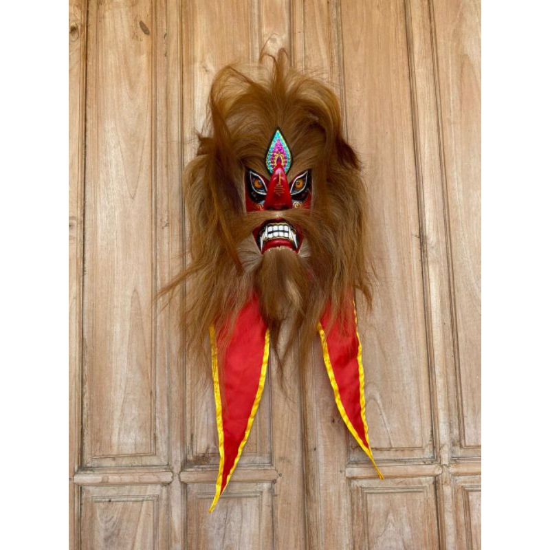 GANONGAN DEWASA MODEL SIUNGAN MUKA MERAH RAMBUT SAPI JAMBUL SEMU KUDA