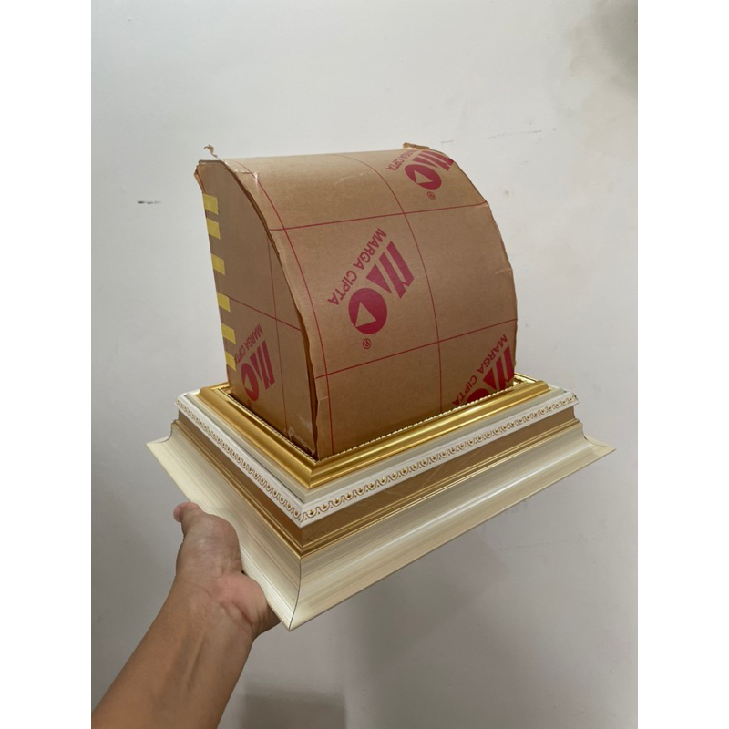 Box Hantaran akrilik Oval setengah oval setengah lingkaran akrilik lengkung