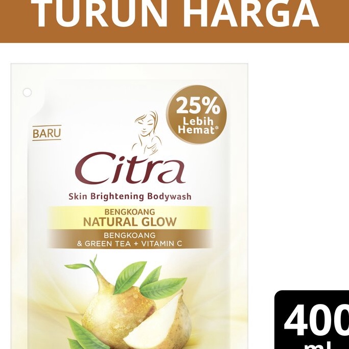 Bestseller Citra Sabun Mandi Cair Bengkoang Natural Glow 400Ml -Sabun Glow, Sabun Natural, Sabun Nat