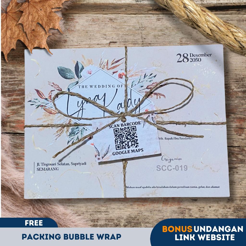 Undangan Tali Rami Rustic