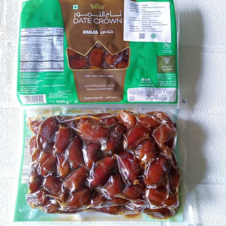 

Laris kurma datecrown khalas termo 500g vacum ➾❃❇