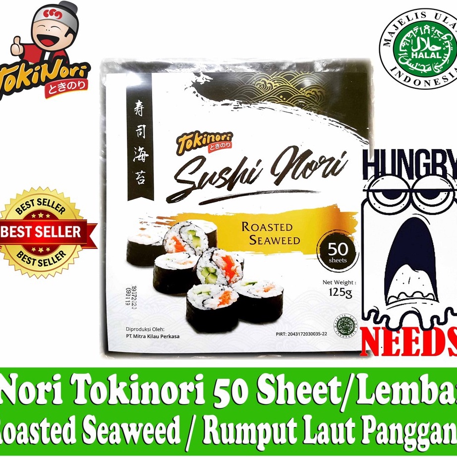 

Grosir TOKINORI SUSHI NORI 50 SHEET / LEMBAR - RUMPUT LAUT PANGGANG - ROASTED SEAWEED Model Baru