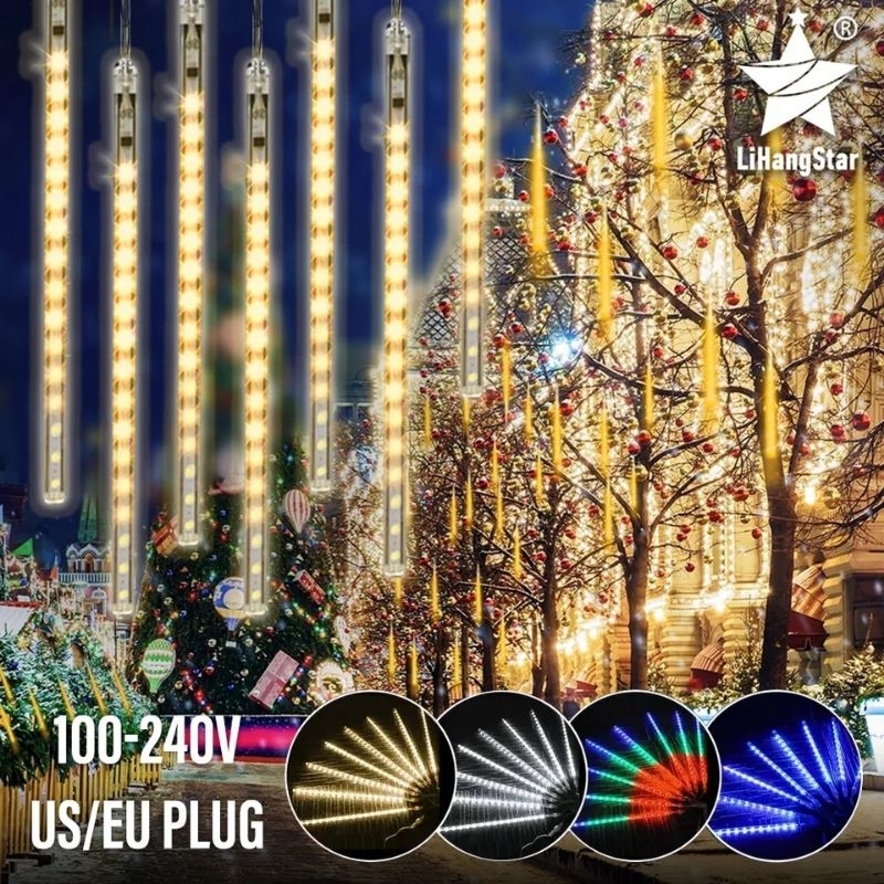 lampu hias meteor LED SMD outdoor indoor waterproof lampu led tetes hujan meteor shower lampu hias g