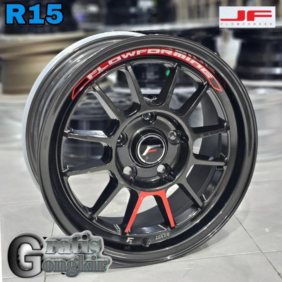 velg venom Flow Forged ring 15 velg mobil ertiga,Grandmax,Innova,Luxio velg jf pcd 5x114,3