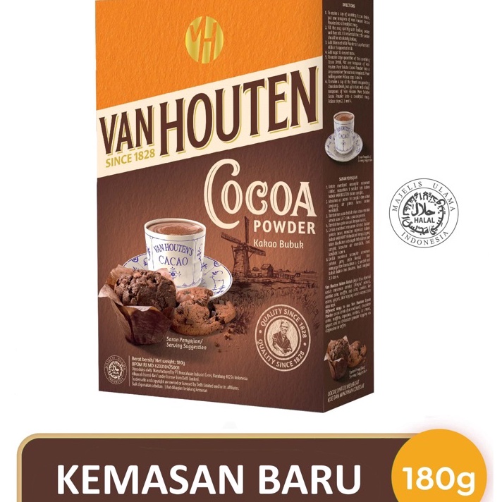 

Bayar Di Tempat Van Houten 165 Cocoa Powder 165gr Ready