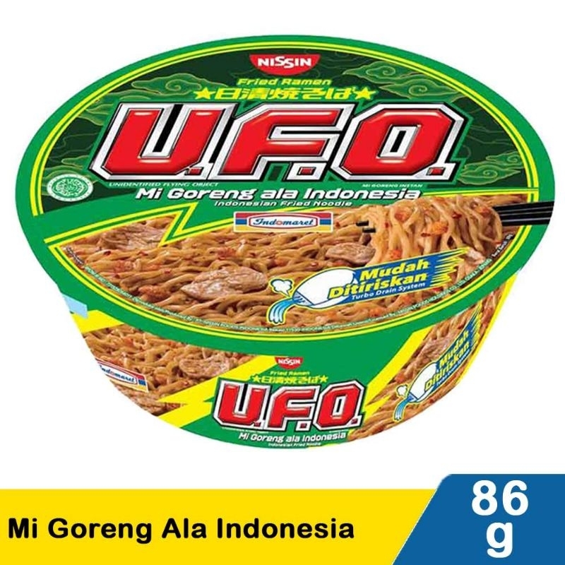 

Indomaret Ufo Mi Goreng Ala Indonesia 88G