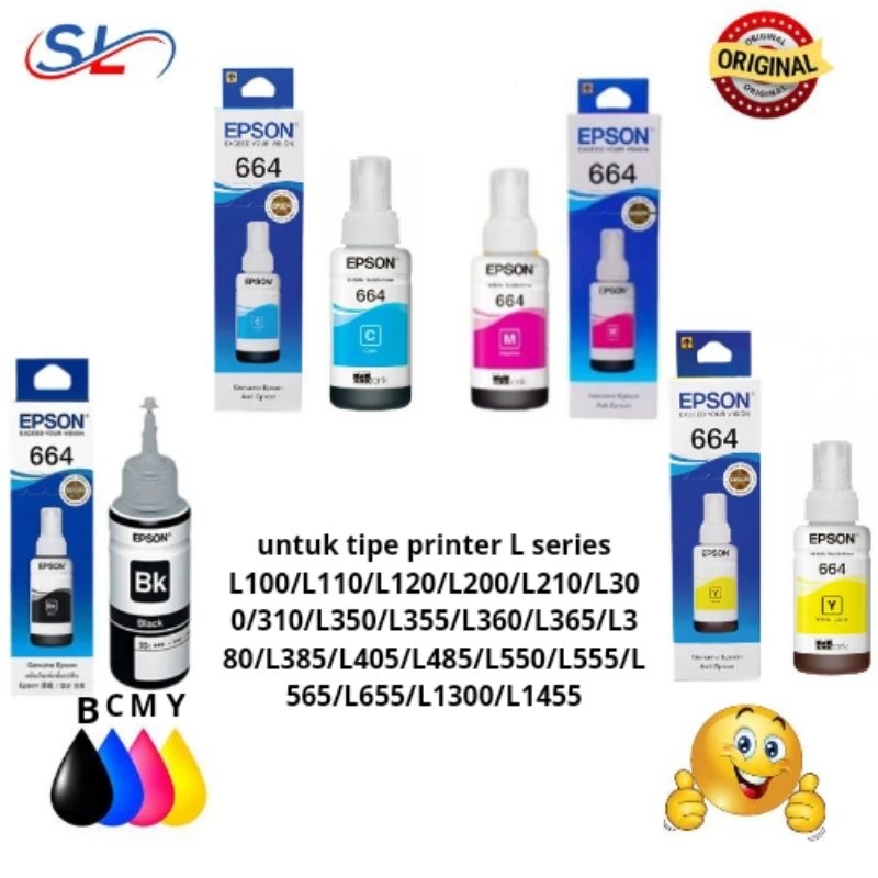 Tinta Epson 664 original l120