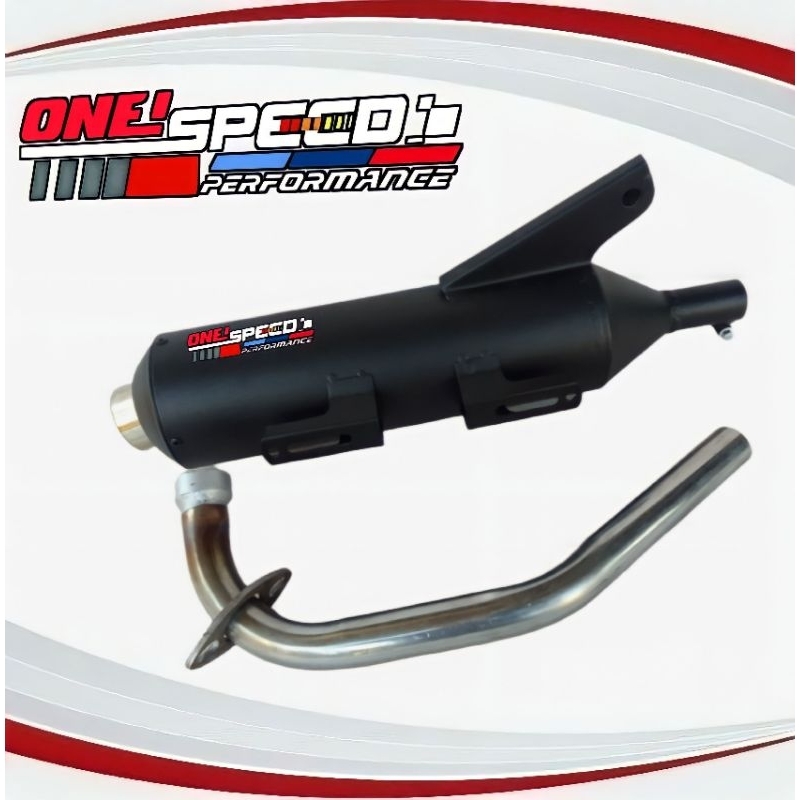 One Speed Knalpot Tsukigi Mio Sporty Full Set Suara Ngebas Adem Ngebas Empuk