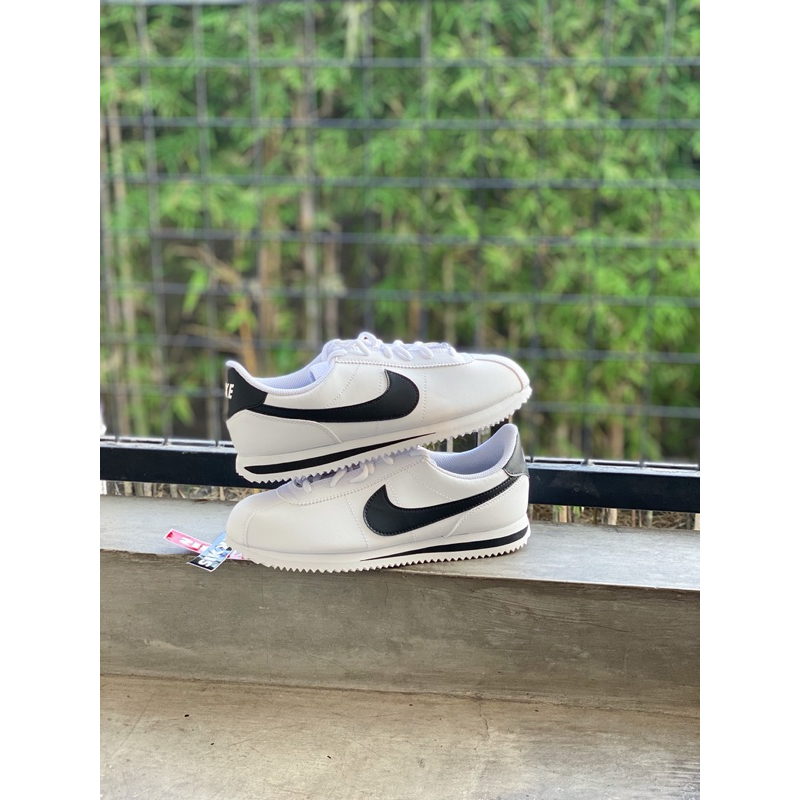 NIKE CORTEZ BASIC WHITE BLACK