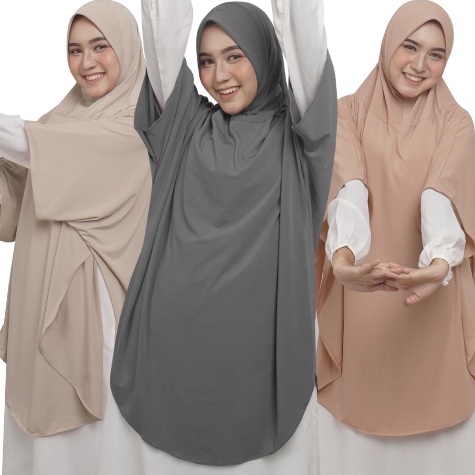 Instan Hijab Jilbab Instan Kerudung Khimar Syari Sport Pet Antem Jersey Premium Starla