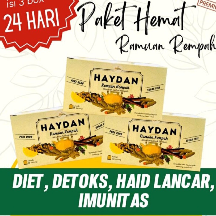 

Baru TEH DETOX | PAKET HAYDAN RR | PAKET HEMAT | JSR | RAMUAN REMPAH ➱➴≛❉