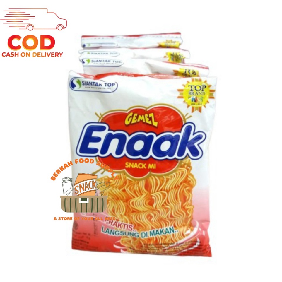 

( BERKAH ) MIE GEMEZ ENAAK Renceng isi 10 x 18gr Mie Gemes Enak Rencengan snack cemilan anak murah mie kriuk