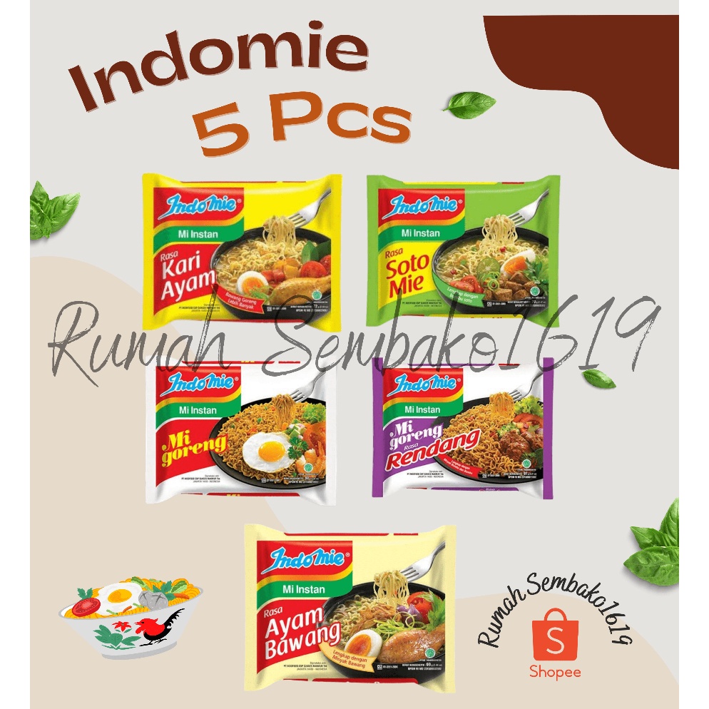 

1.1 Brand INDOMIE ISI 5 PCS