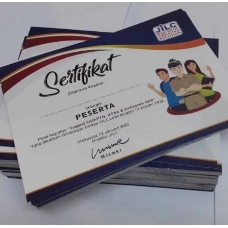 

Sertifikat bahan dasar linen