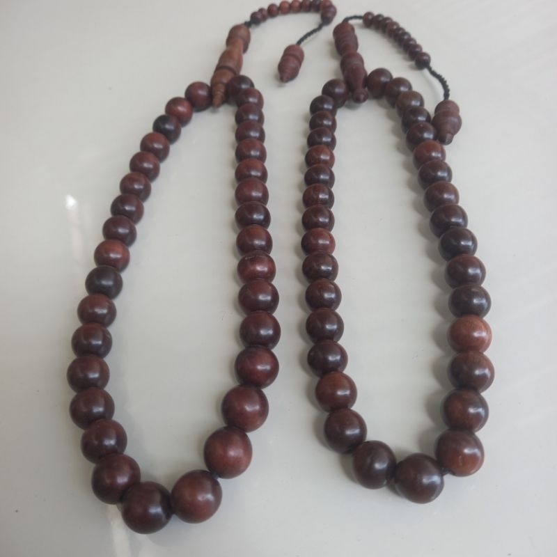 tasbih 33 butir Kayu setigi 10mm tasbih kayu stigi asli tasbih 33butir