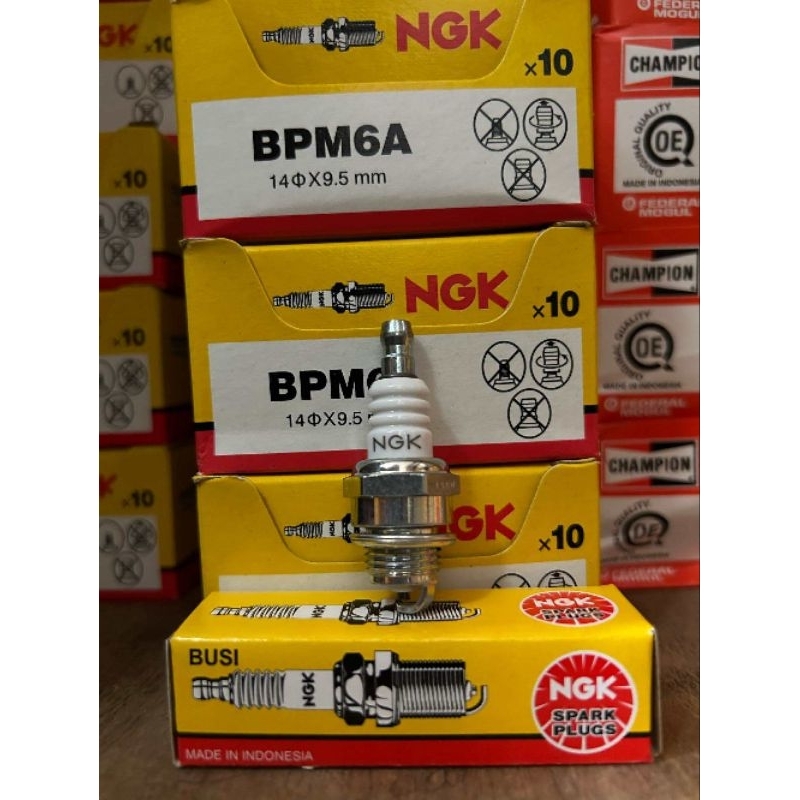 Busi NGK Kecil Pendek Mini Trail BPM6A Pemotong Rumput