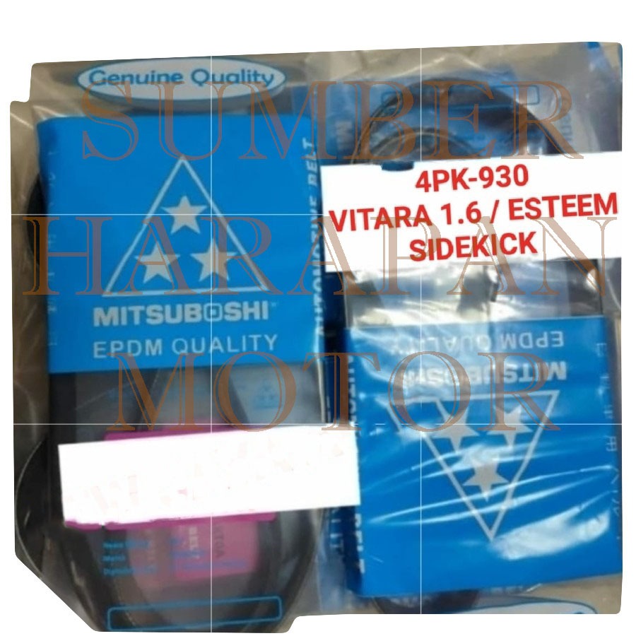 Fan van v belt tali kipas 4PK930 ESTEEM SIDEKICK VITARA 1.6CC 4PK-930