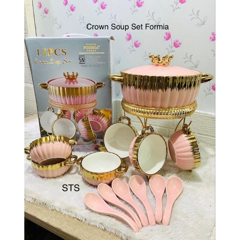 CROWN SOUP SET FORMIA