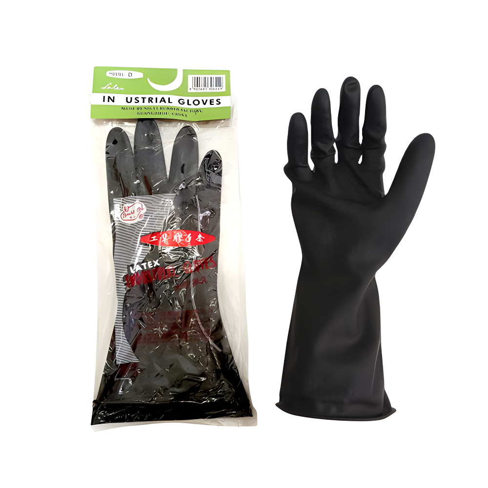 Sarung Tangan Karet Hitam